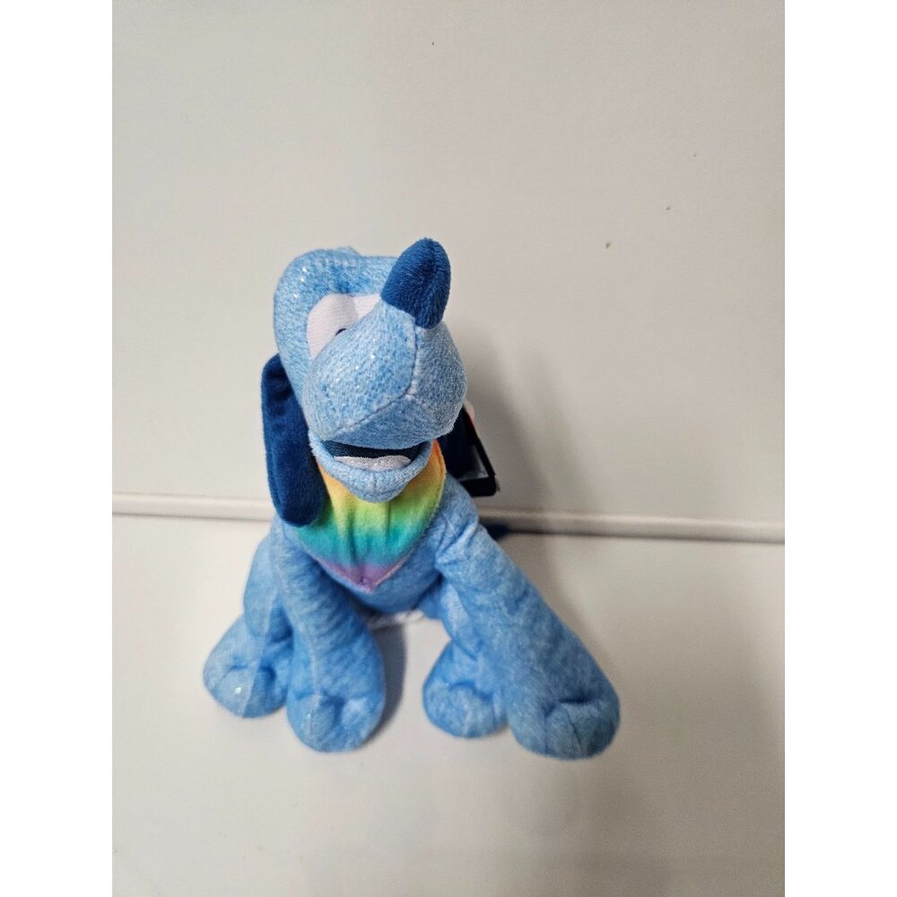 Disney Pluto Plush Toy Rainbow Collection Pride 7" Blue New 2022